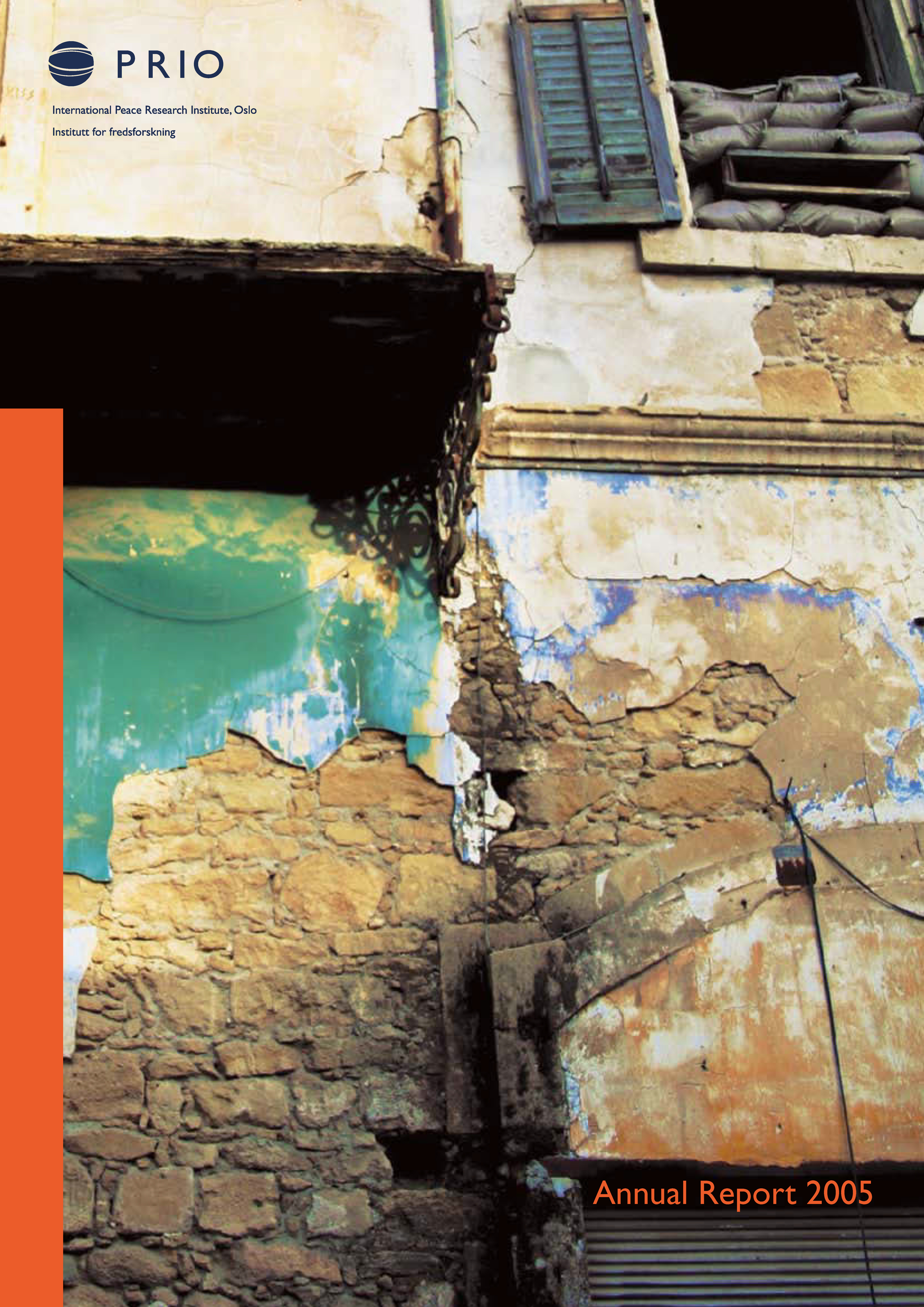 PRIO Annual Report 2005 front cover